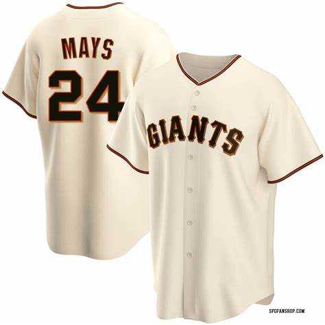 Men%27s San Francisco Giants #24 Willie Mays Cream Cool Base Stitched Baseball Jersey Dzhi